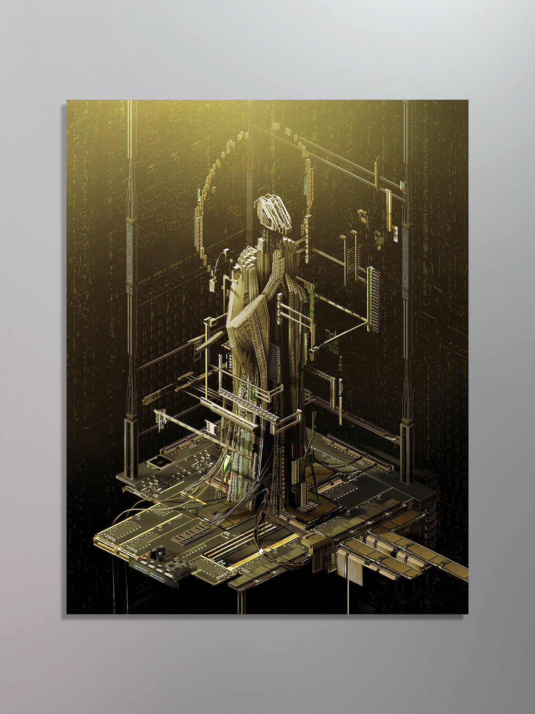 The Algorithm - Oracle Machine Canvas Art Print