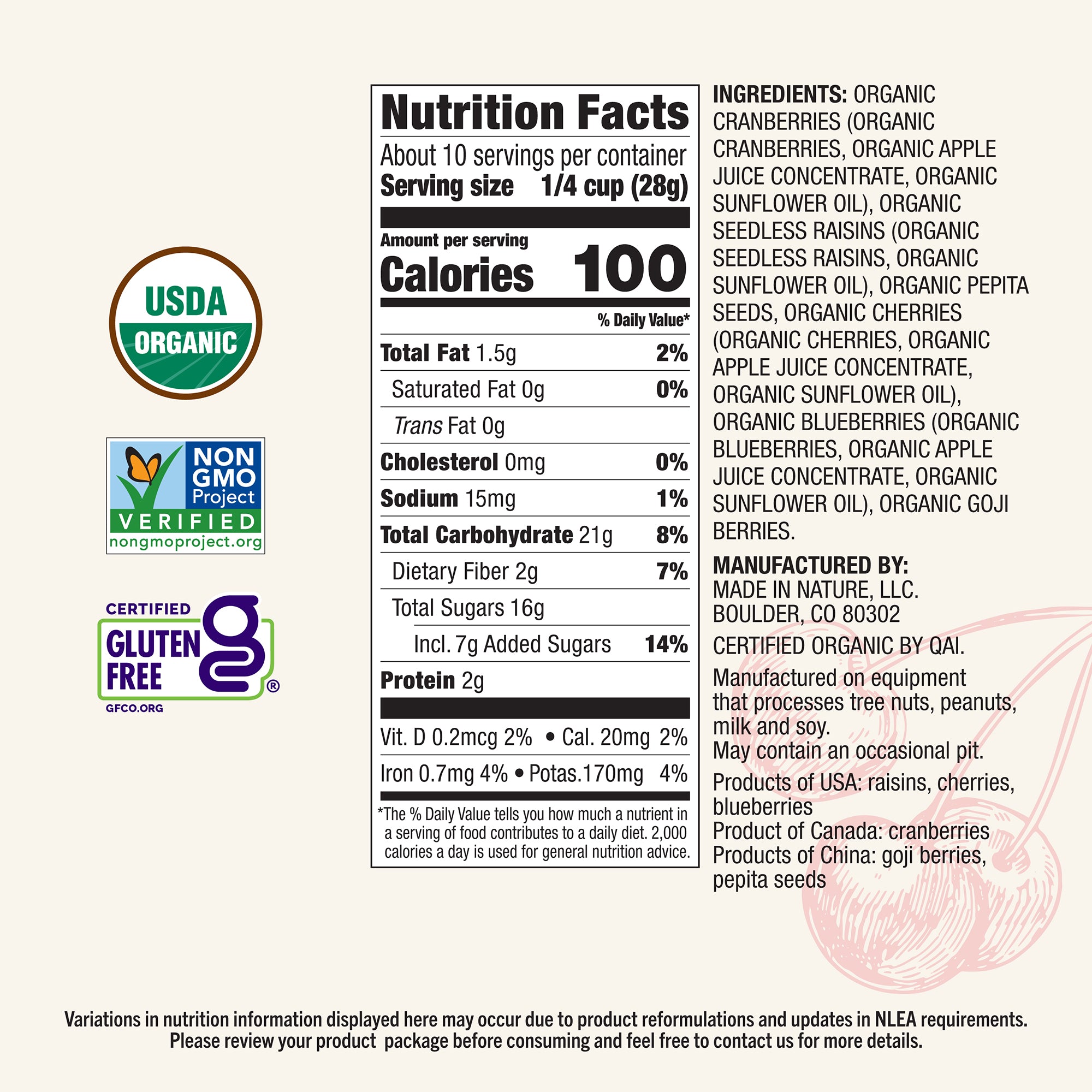 Dried Superberry Blend