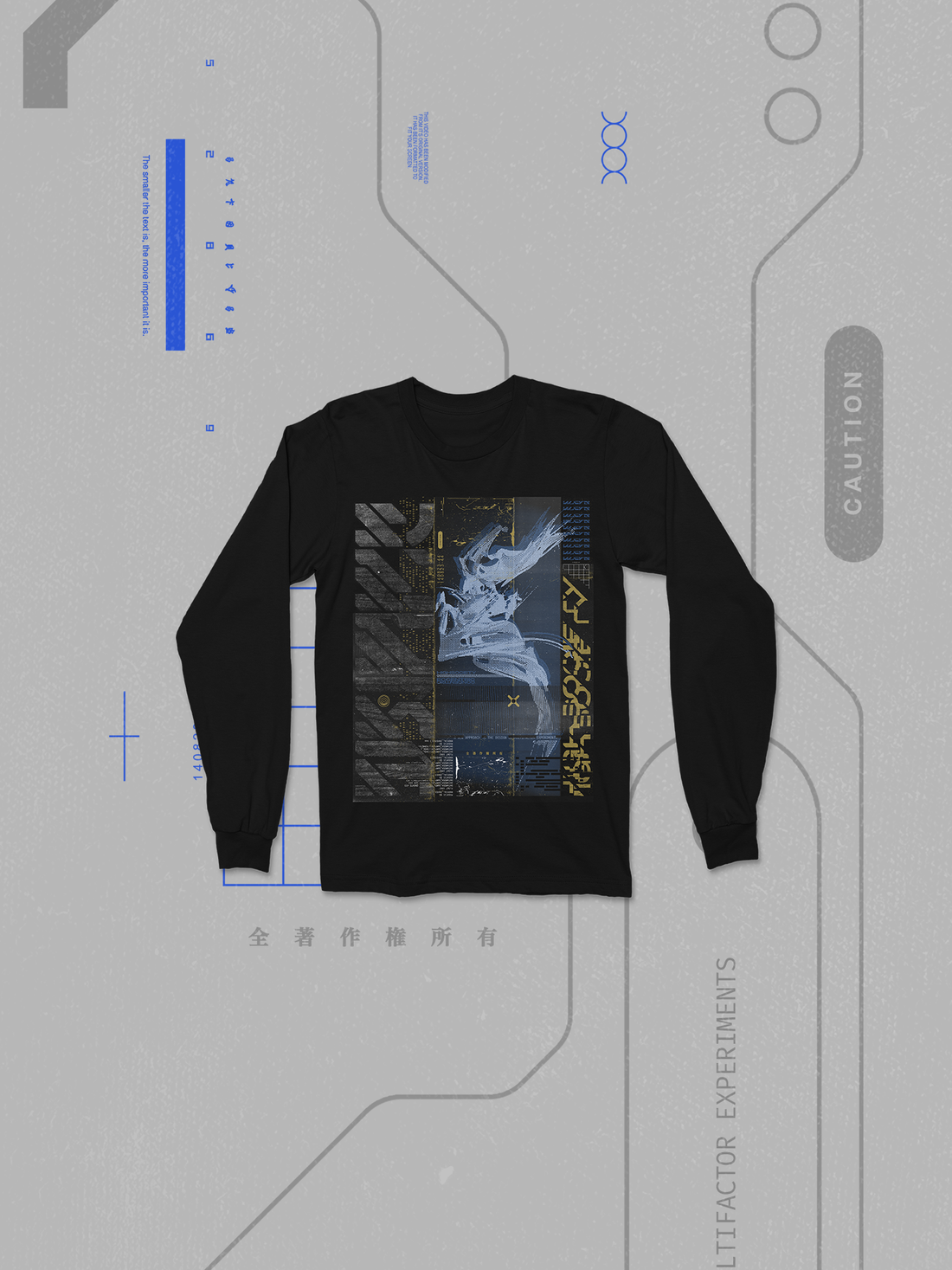 HIGHSOCIETY x Eccentric - Concentric L/S Shirt