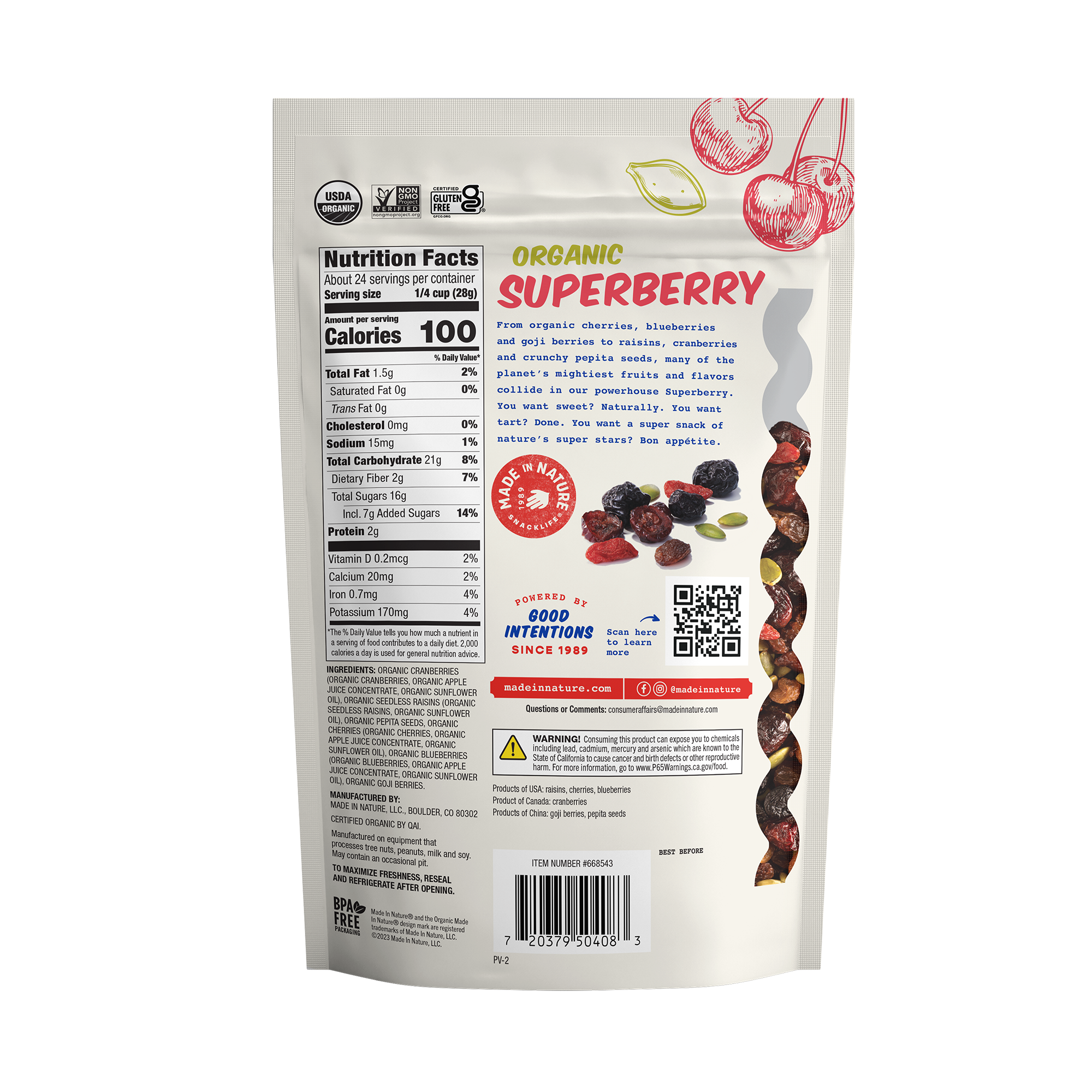 Dried Superberry Blend