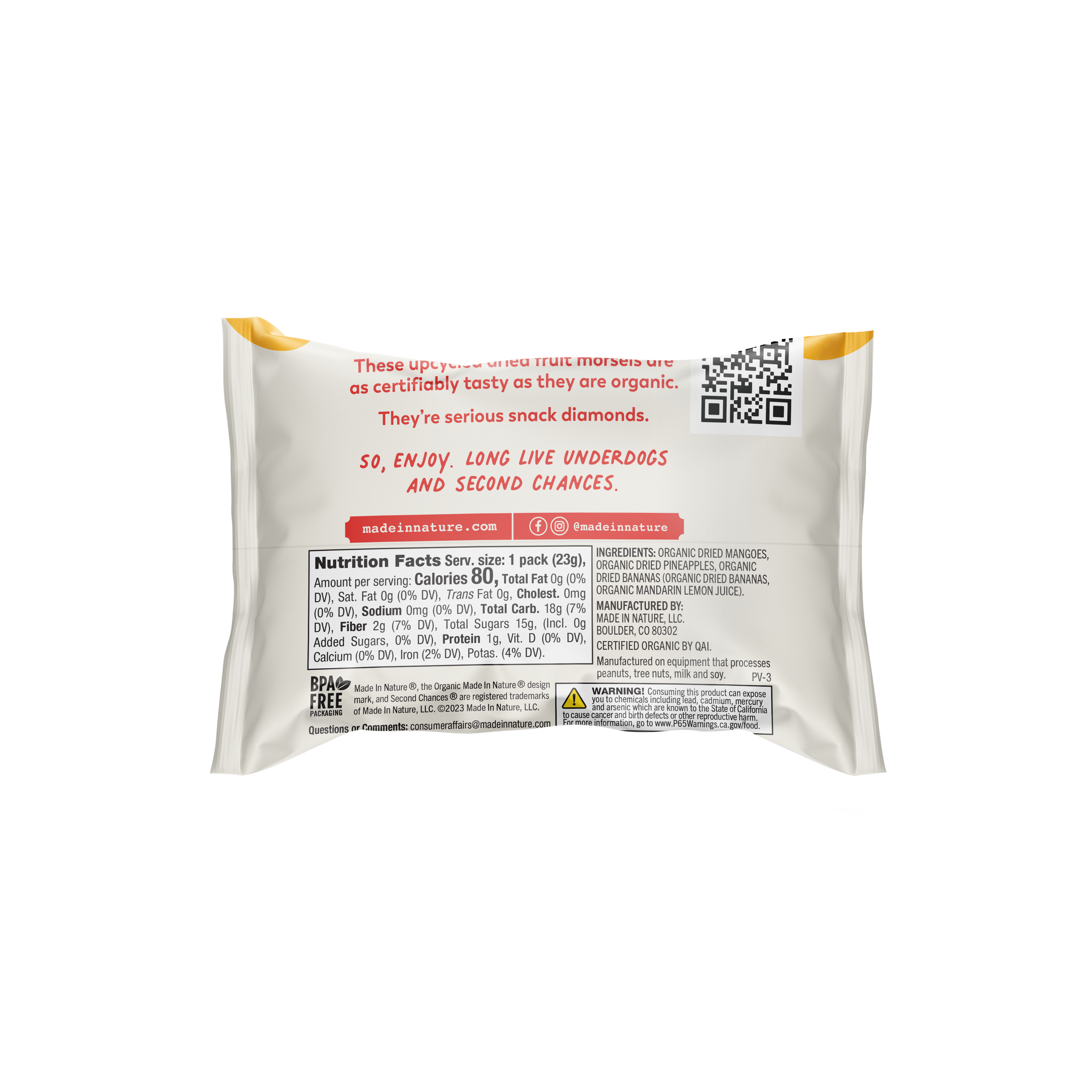 Second Chances Mangoes, Pineapples & Bananas