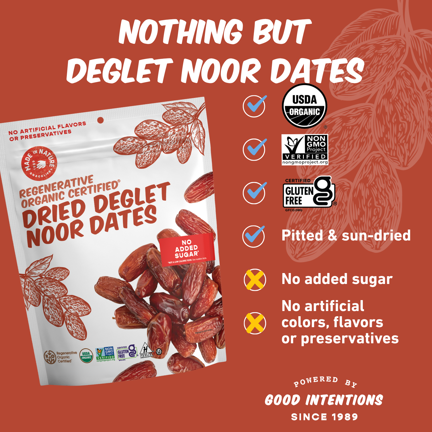 Dried Deglet Noor Dates