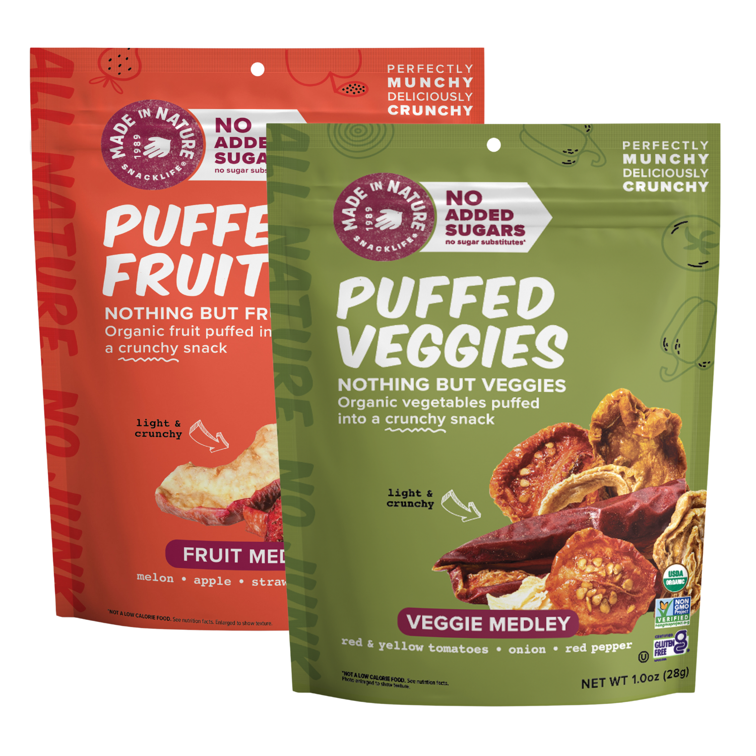 Puffed Fruit and Veggies