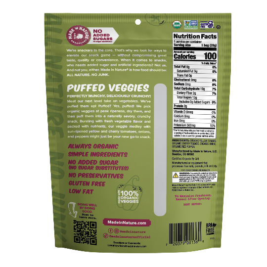 Puffed Veggie Medley