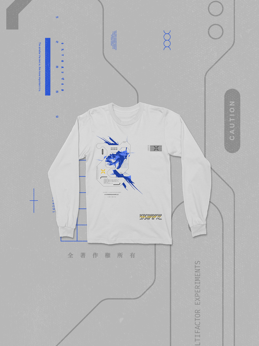 HIGHSOCIETY - HYPERSAMPLE L/S Shirt [White]
